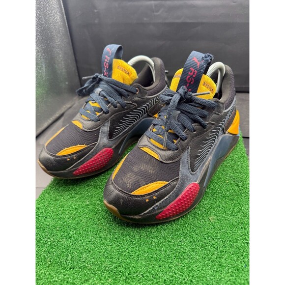 PUMA RsX Global Futurism Athletic Shoes Boys‎ Youth Size 7C/ Women’s Size 8 - Picture 2 of 11